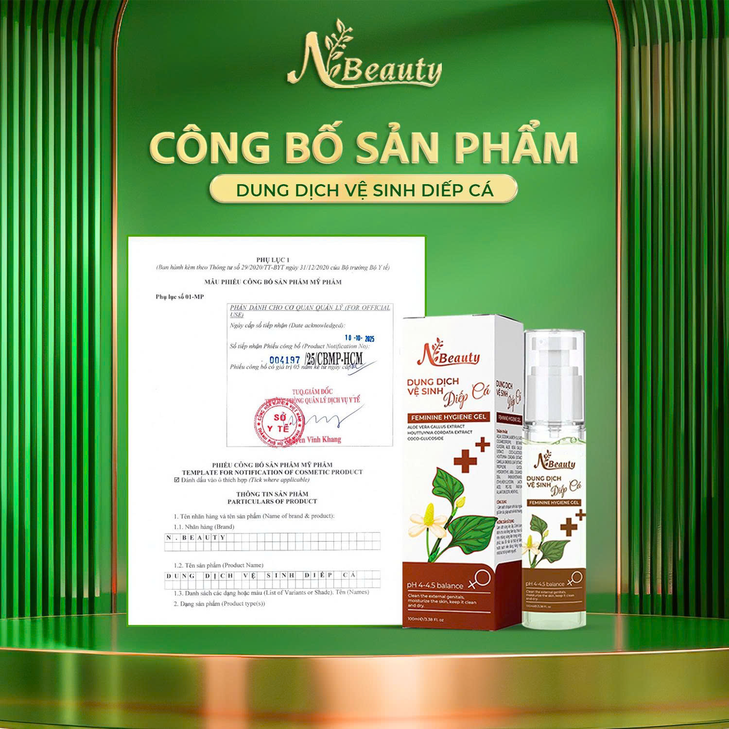 Dung dịch vệ sinh diếp cá