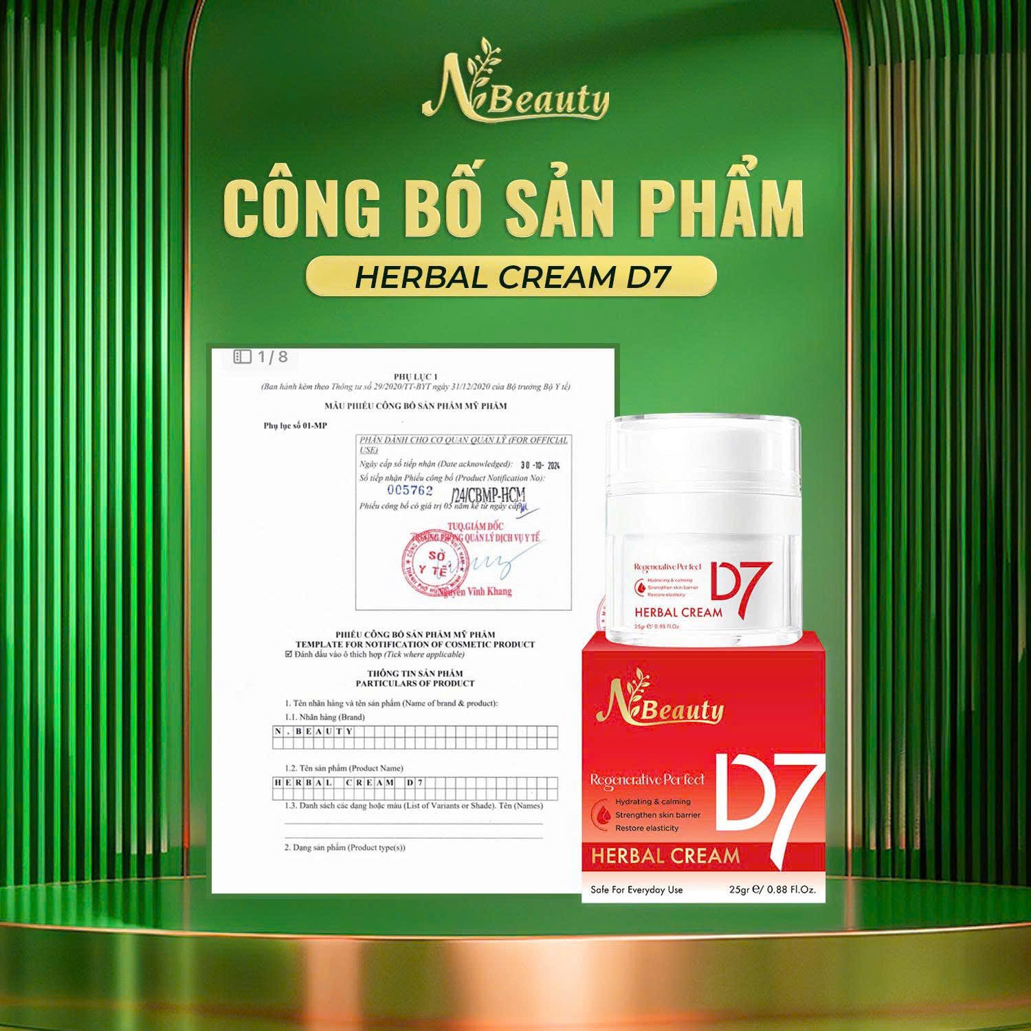 Kem Phục Hồi Da D7